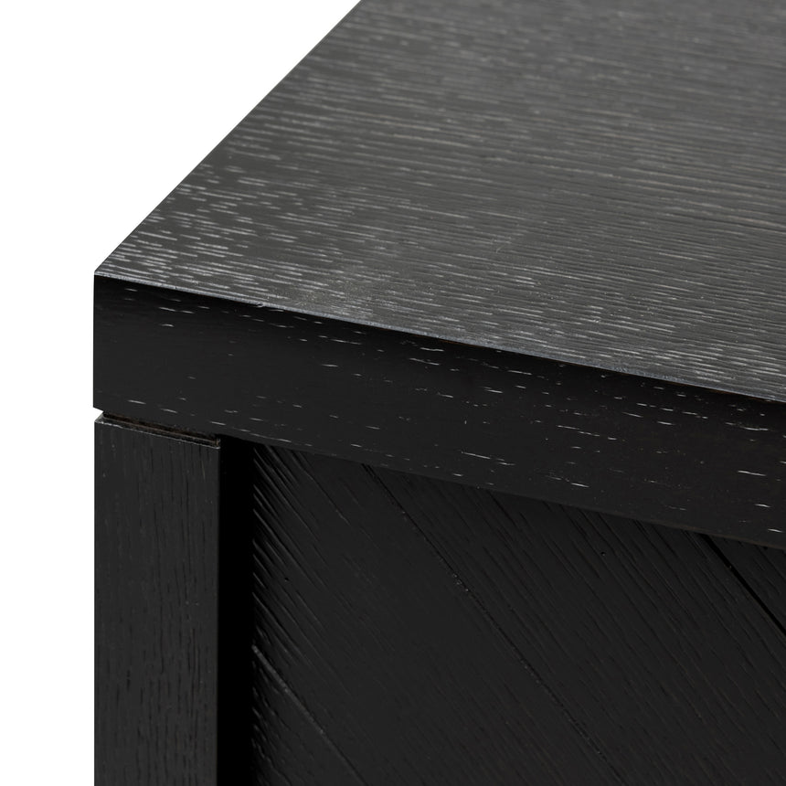 1.8m Entertainment TV Unit | Textured Espresso Black | Myka Home - View 6