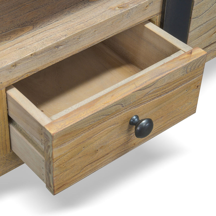 Reclaimed Lowline 2.2m TV Entertainment Unit - View 6