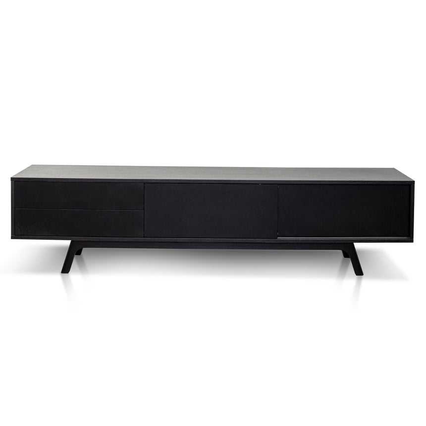 2.1m TV Unit | Full Black | Myka Home