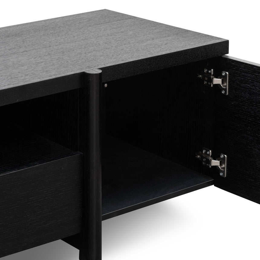 Lowline 2.1m Entertainment TV Unit | Black Oak - Timber Le | Myka Home - View 13