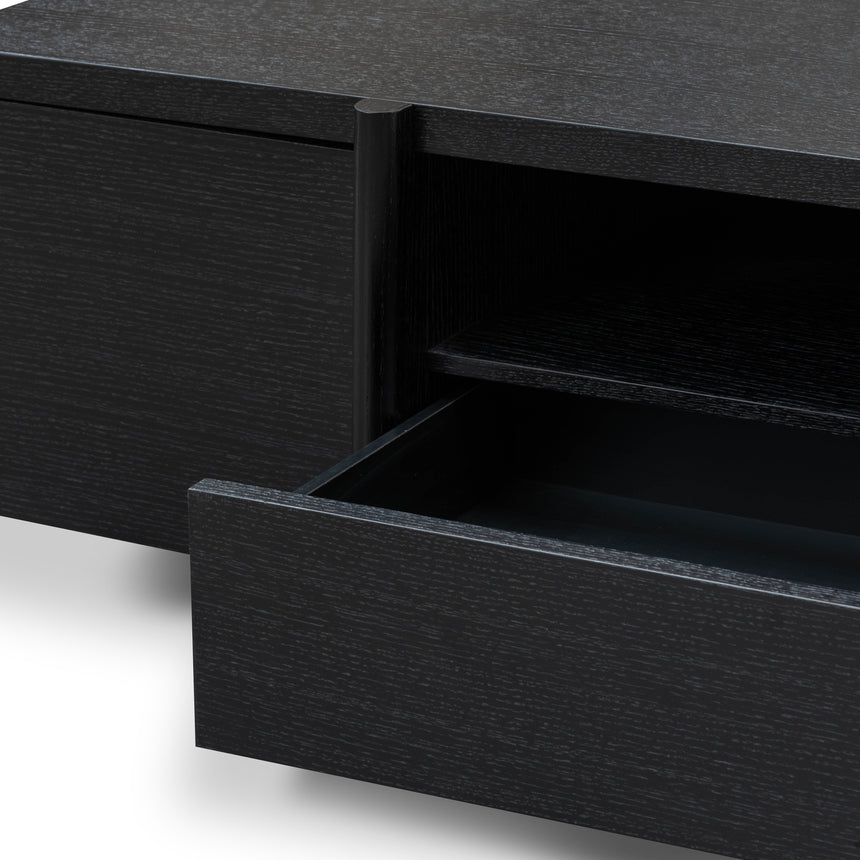 Lowline 2.1m Entertainment TV Unit | Black Oak - Timber Le | Myka Home - View 14