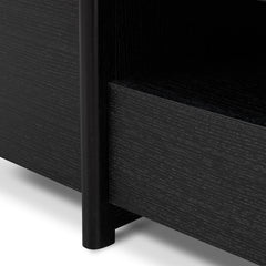 Ex Display - CTV2611-BB 2.1m Entertainment TV Unit - Black Oak