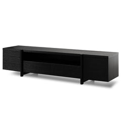 Ex Display - CTV2611-BB 2.1m Entertainment TV Unit - Black Oak