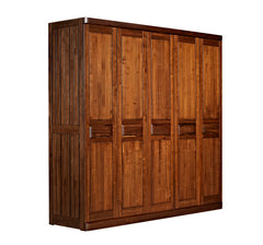 Lleyton Wardrobe- 5 doors Walnut