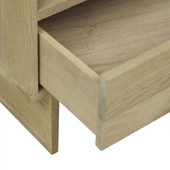 Aiden Bedside Table | Natural Teak | Myka Home