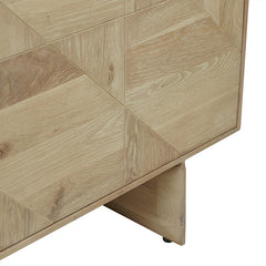 Aiden Buffet | Natural Oak Parquetry | Myka Home