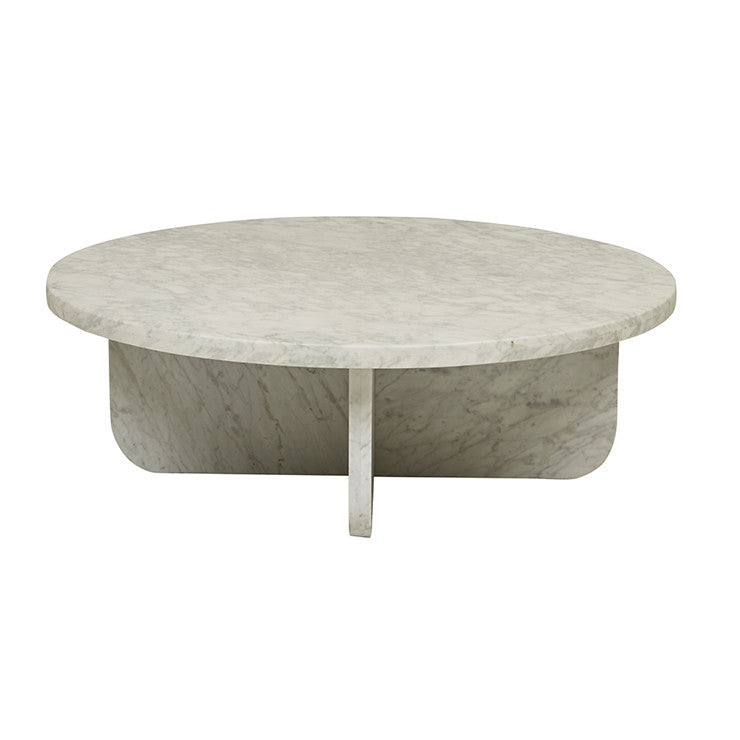 Amara Curve Coffee Table | Black Marble | Myka Home