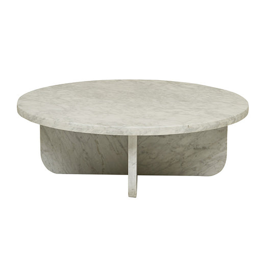 Amara Curve Coffee Table | Black Marble | Myka Home