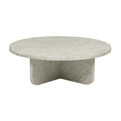 Amara Curve Coffee Table | Black Marble | Myka Home