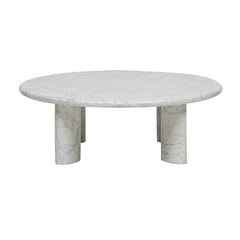 Amara Ellipse Coffee Table | Black Marble | Myka Home