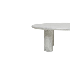 Amara Ellipse Coffee Table | Black Marble | Myka Home