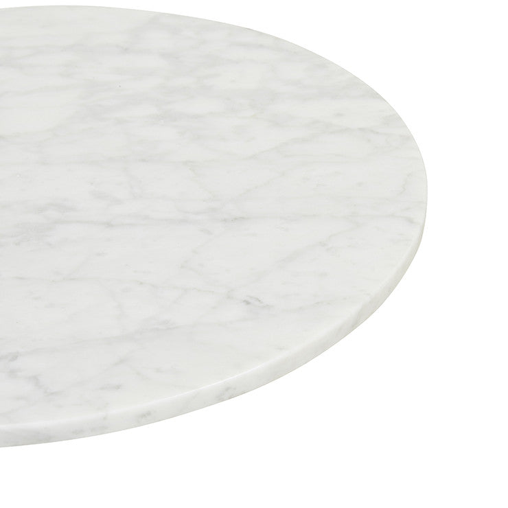 Amara Linear Side Table | Black Marble | Myka Home - View 6