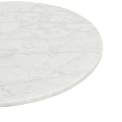 Amara Linear Side Table | Black Marble | Myka Home
