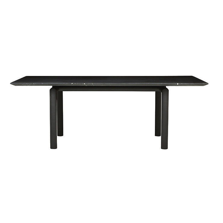 Amara Rectangular Dining Table | Black Marble | Myka Home - View 2