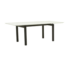 Amara Rectangular Dining Table | Black Marble | Myka Home