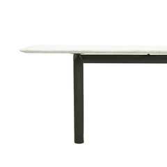 Amara Rectangular Dining Table | Black Marble | Myka Home