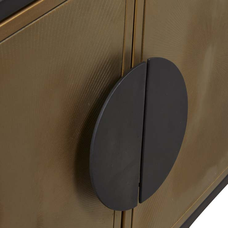 Amelie Aurora Buffet | Black Metal | Myka Home - View 4