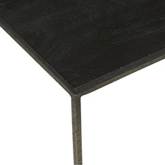 Amelie Cube Console Table | Black Timber | Myka Home