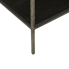 Amelie Cube Console Table | Black Timber | Myka Home