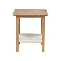 Anchor Bedside Table | Natural Mindi Wood | Myka Home