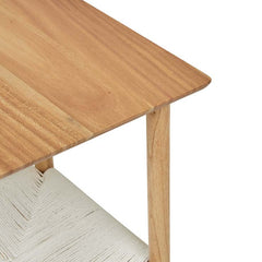 Anchor Bedside Table | Natural Mindi Wood | Myka Home