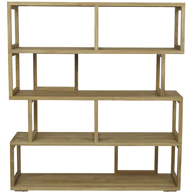 Anja Bookcase | Natural Teak | Myka Home - View 5