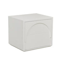 Archie Bedside Table | Matte White Finish | Myka Home