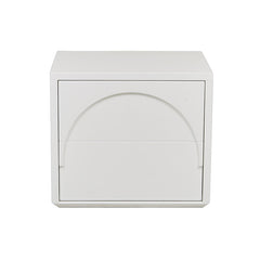 Archie Bedside Table | Matte White Finish | Myka Home