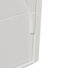 Archie Bedside Table | Matte White Finish | Myka Home