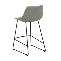 Slate Bar Stool | Black Stainless Steel | Myka Home