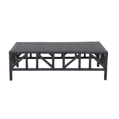 Santorini Coffee Table | Navy Rattan | Myka Home