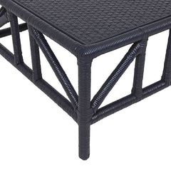 Santorini Coffee Table | Navy Rattan | Myka Home