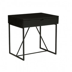 Slate Bedside Table | Black Oak Veneer | Myka Home