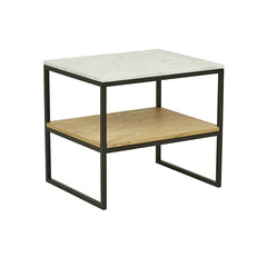 Carrara Side Table | Marble & Ash | Myka Home