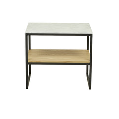 Carrara Side Table | Marble & Ash | Myka Home