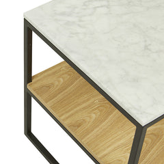 Carrara Side Table | Marble & Ash | Myka Home