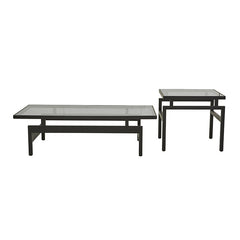 Monaco Coffee Table | Smoky Glass Top | Myka Home