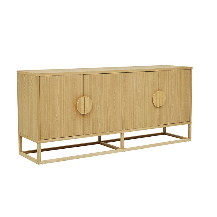 Drift Buffet | Natural Ash Veneer | Myka Home - View 2