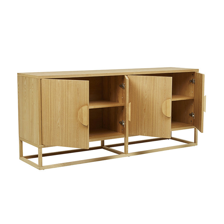 Drift Buffet | Natural Ash Veneer | Myka Home - View 3