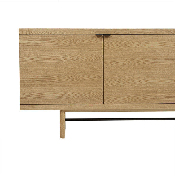 Cedar Buffet | Natural Ash & Black | Myka Home - View 2