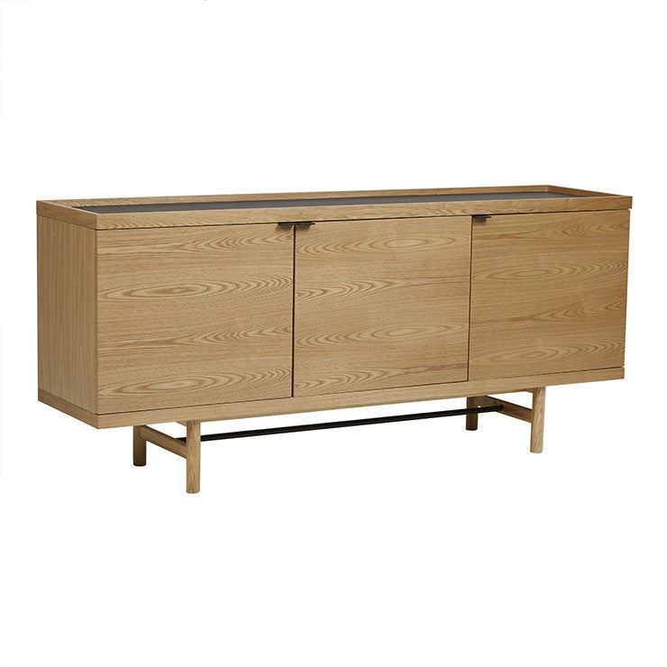 Cedar Buffet | Natural Ash & Black | Myka Home - View 3
