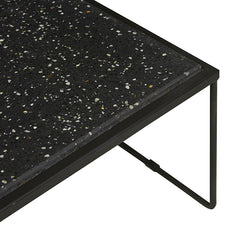 Oslo Coffee Table | Black Terrazzo | Myka Home