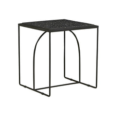 Slate Side Table | Black Terrazzo | Myka Home