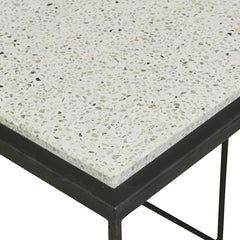Slate Side Table | Black Terrazzo | Myka Home