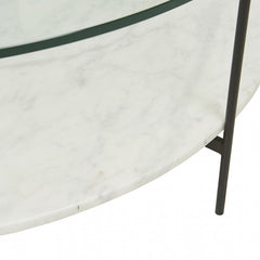 Clermont Layer Marble Coffee Table