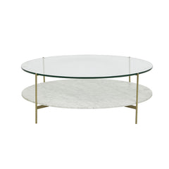 Clermont Layer Marble Coffee Table