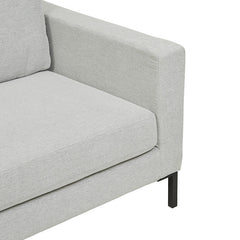 Juno 3 Seater Sofa with Black Powder Coated Legs