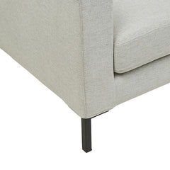 Juno 3 Seater Sofa with Black Powder Coated Legs
