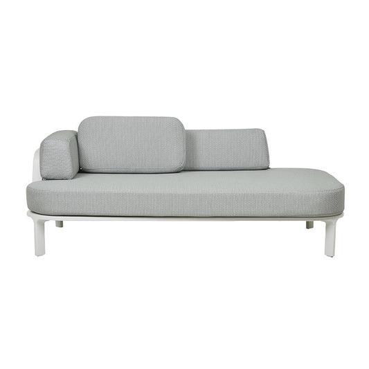 Lagoon Curve Outdoor Daybed | Aqua Tweed | Myka Home