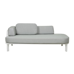 Lagoon Curve Outdoor Daybed | Aqua Tweed | Myka Home
